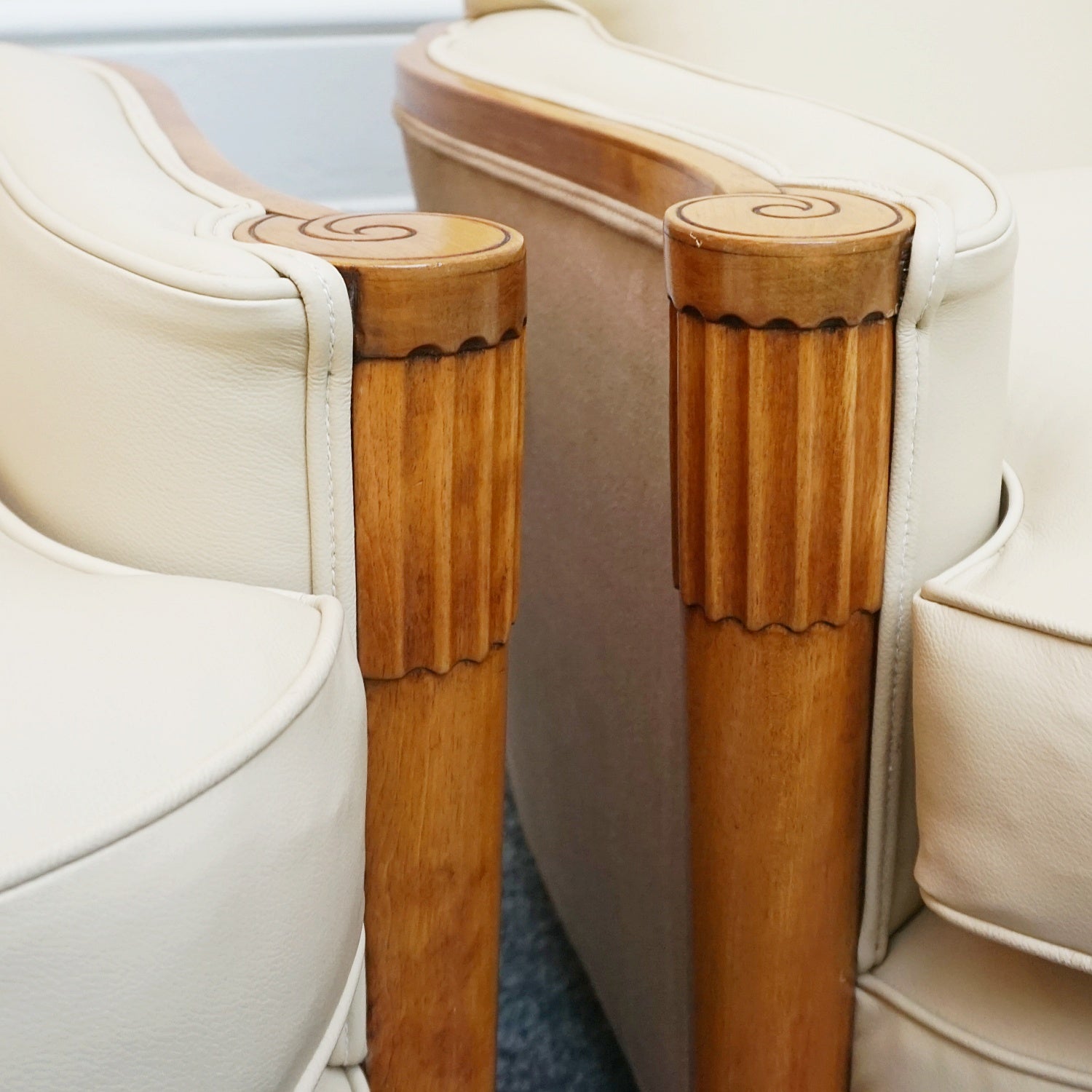 Vintage Pair of Art Deco Lounge Chairs by Maurice Adams Circa 1930 - Jeroen Markies Art Deco