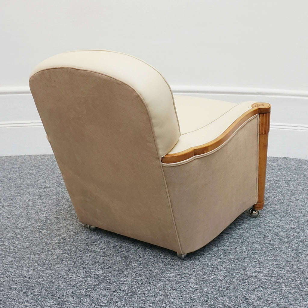 Vintage Pair of Art Deco Lounge Chairs by Maurice Adams Circa 1930 - Jeroen Markies Art Deco