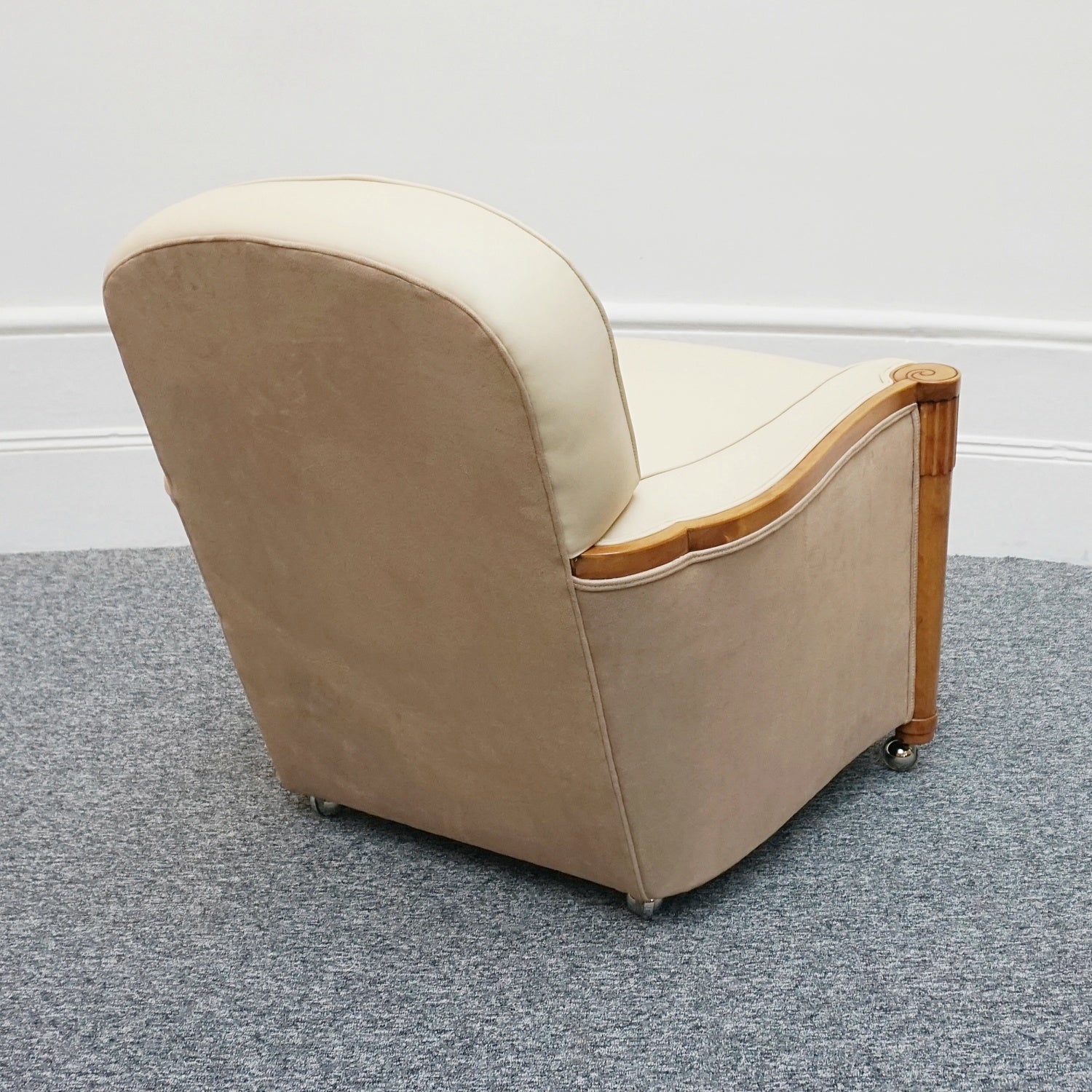 Vintage Pair of Art Deco Lounge Chairs by Maurice Adams Circa 1930 - Jeroen Markies Art Deco