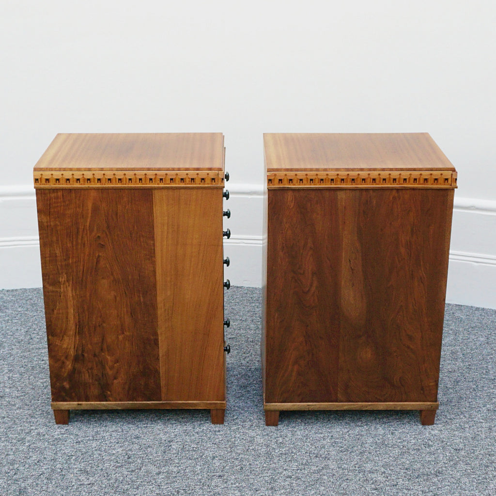 Vintage Original and Unique Art Deco Pair of Chest of Drawers English Circa 1925 - Jeroen Markies Art Deco