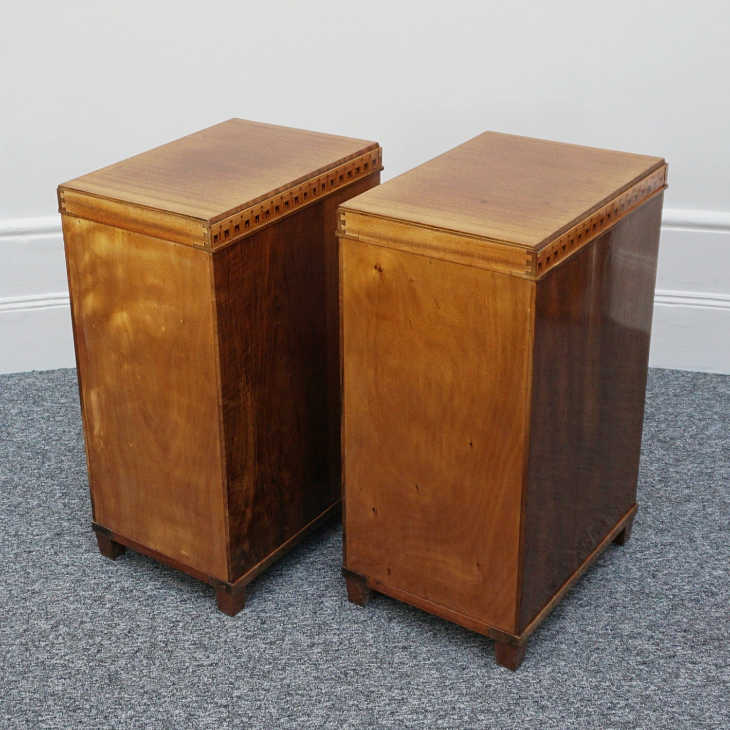 Vintage Original and Unique Art Deco Pair of Chest of Drawers English Circa 1925 - Jeroen Markies Art Deco