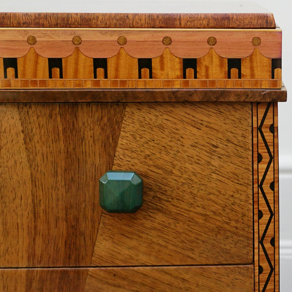 Vintage Original and Unique Art Deco Pair of Chest of Drawers English Circa 1925 - Jeroen Markies Art Deco