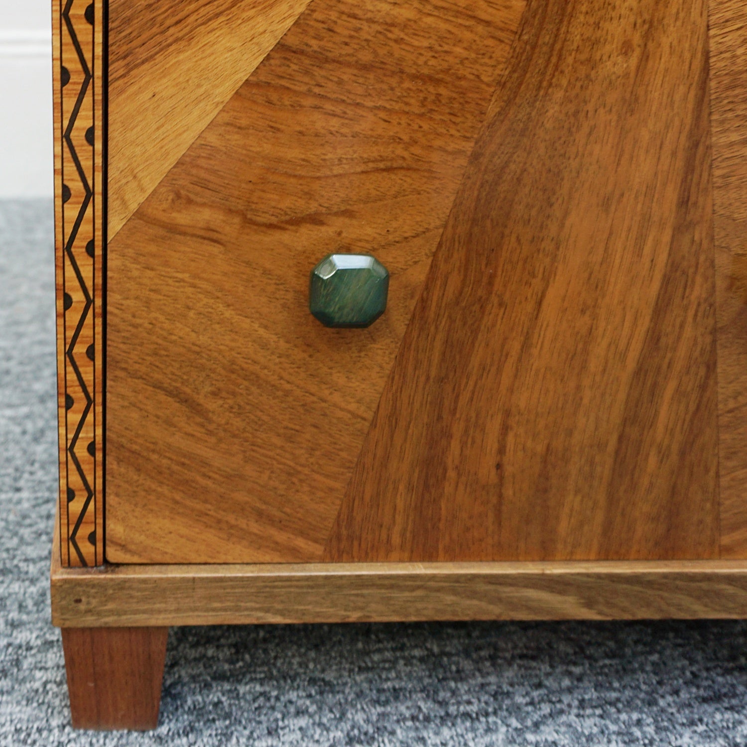 Vintage Original and Unique Art Deco Pair of Chest of Drawers English Circa 1925 - Jeroen Markies Art Deco