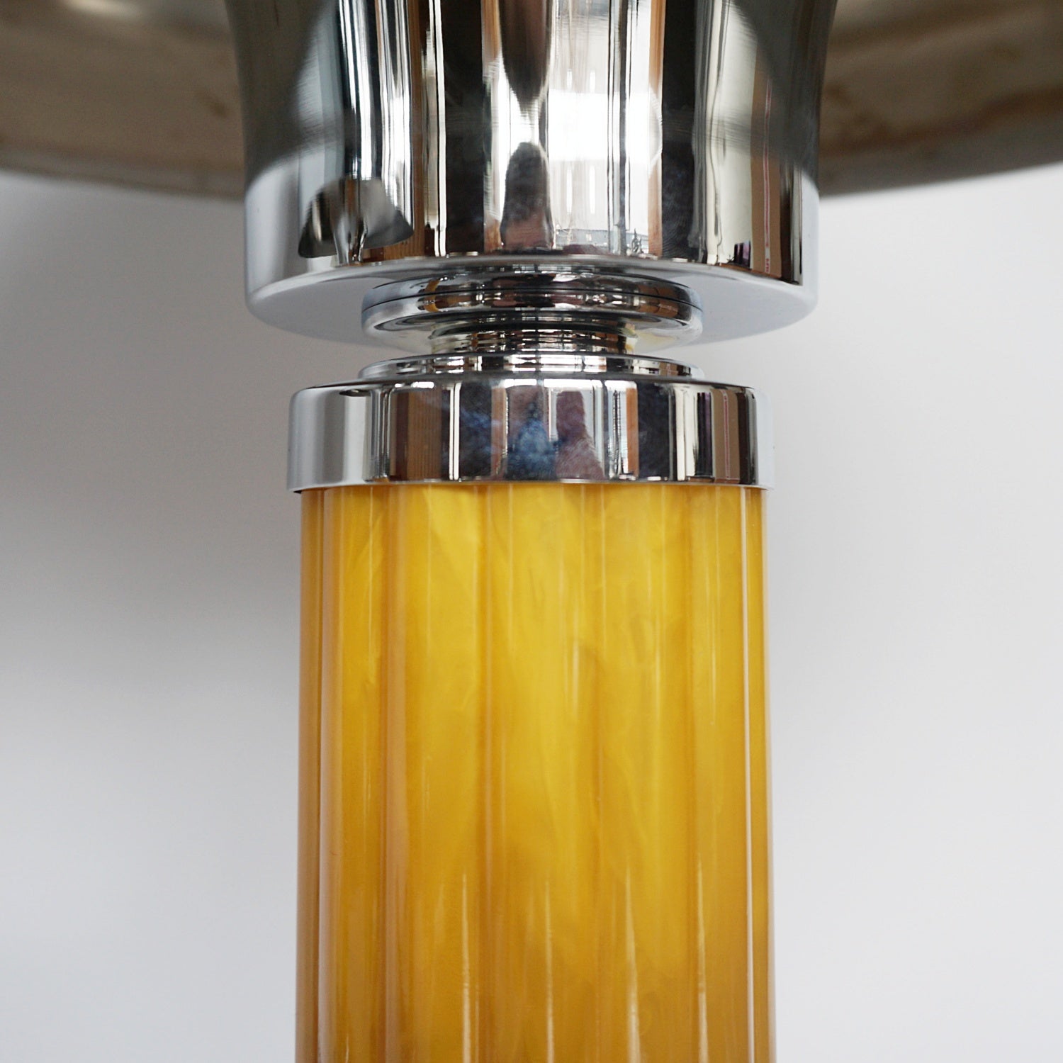 Pair of Art Deco Dome Lamps Bakelite and Chromed Metal English - Jeroen Markies Art DecoPair of Art Deco Dome Lamps Bakelite and Chromed Metal English - Jeroen Markies Art Deco