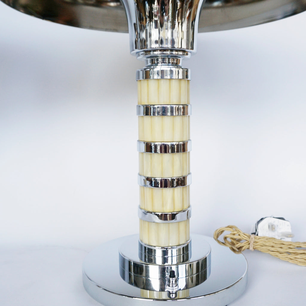 Art Deco Bakelite and Chrome Dome Lamps Jeroen Markies Art Deco 