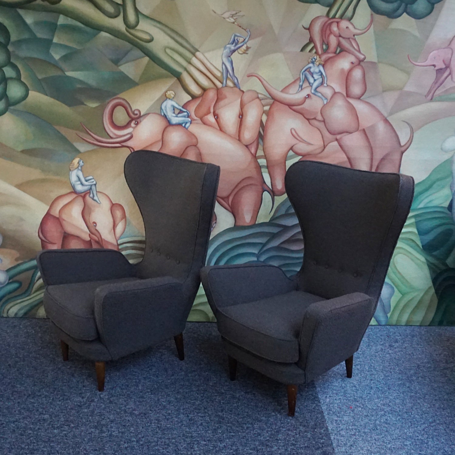 Pair of Library Chairs