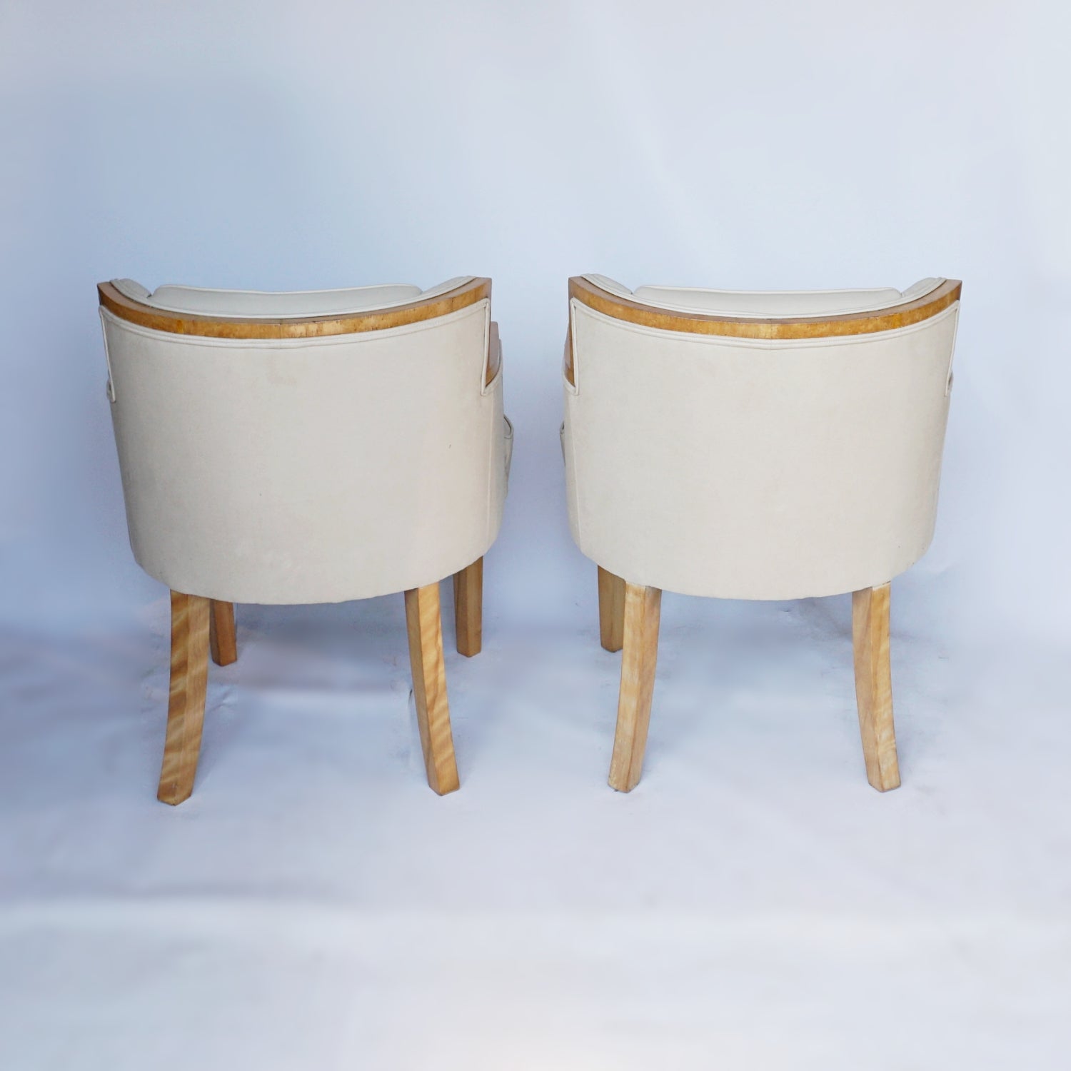 Art Deco Pair of Leather Bankers Chairs Jeroen Markies Art Deco 