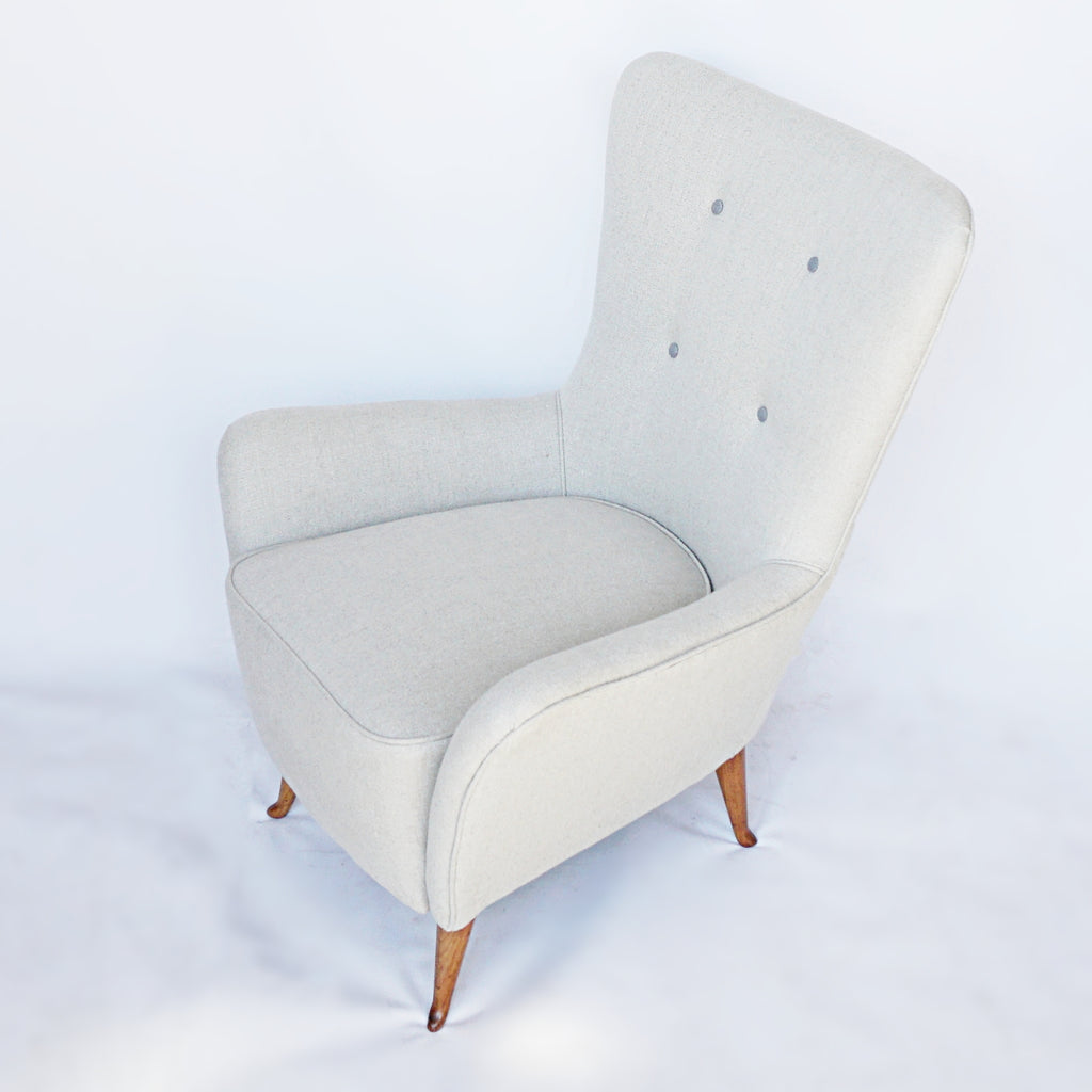 Pair of Italian Mid-Century Tub Chairs Jeroen Markies Art Deco 