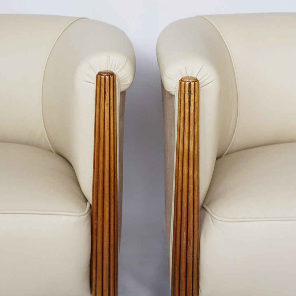 Pair of French Art Deco Tub Chairs Attributed to Paul Follot Jeroen Markies Art Deco