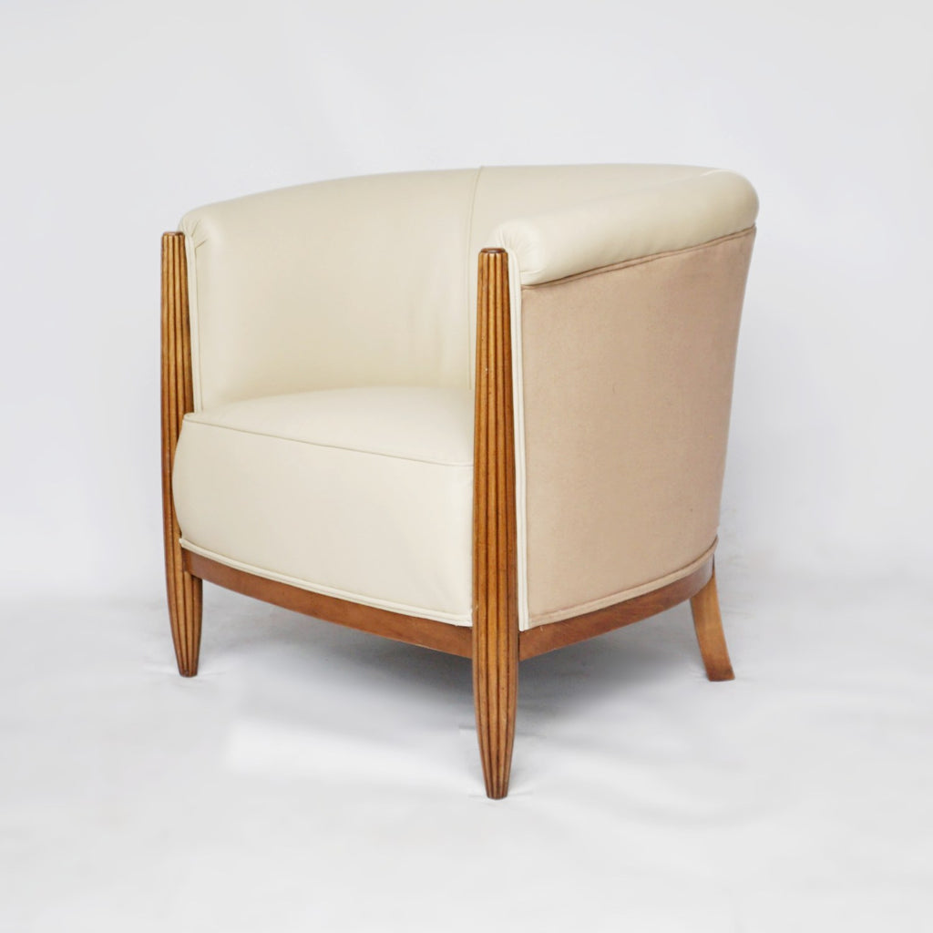 Pair of French Art Deco Tub Chairs Attributed to Paul Follot Jeroen Markies Art Deco