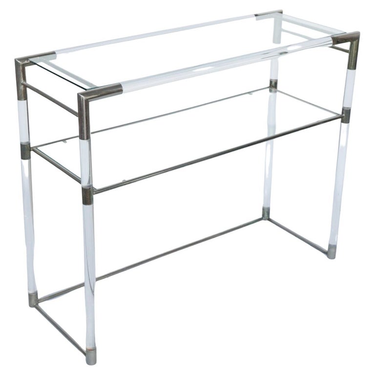 Perspex Console Table