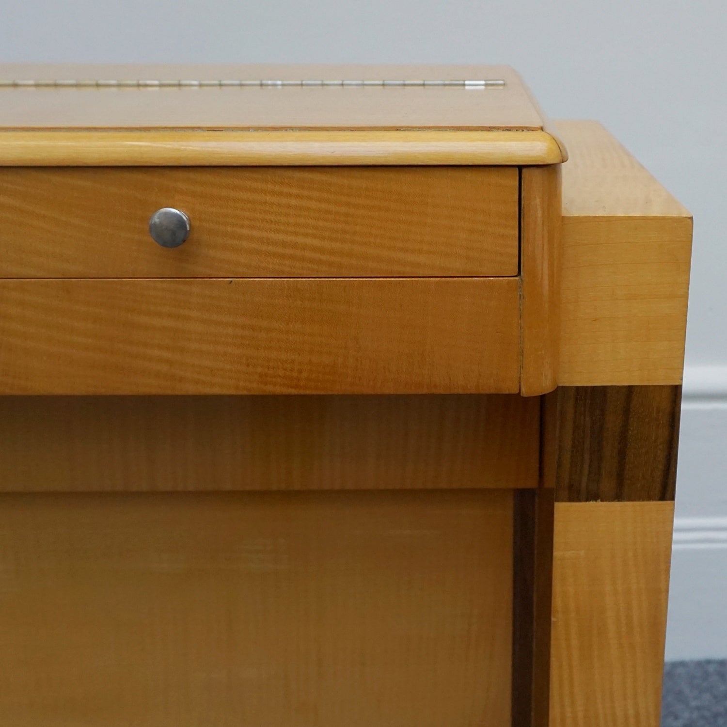 Art Deco Satin Birch Veneered-Eavestaff-Upright-Piano-Art-Deco-Original-Jeroen Markies Art Deco