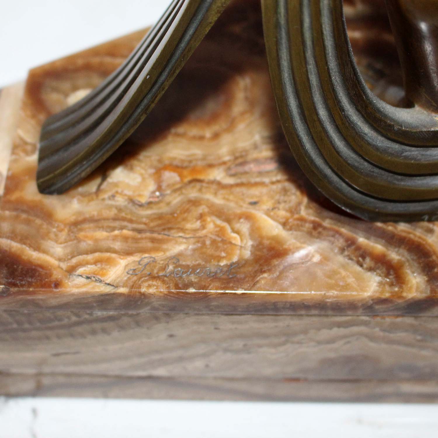 Pierre Laurel Art Deco sculpture Bronze Water Carrier at Jeroen Markies