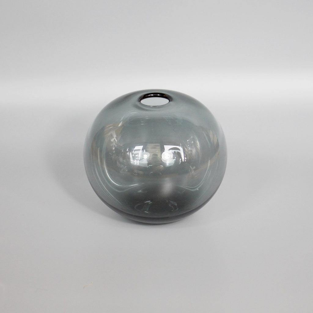 Smoked Pin Blown Vase