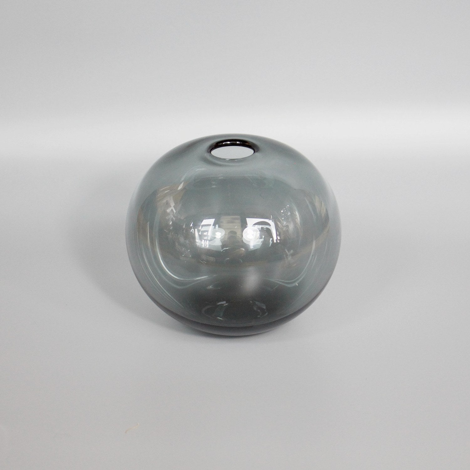 Smoked Pin Blown Vase