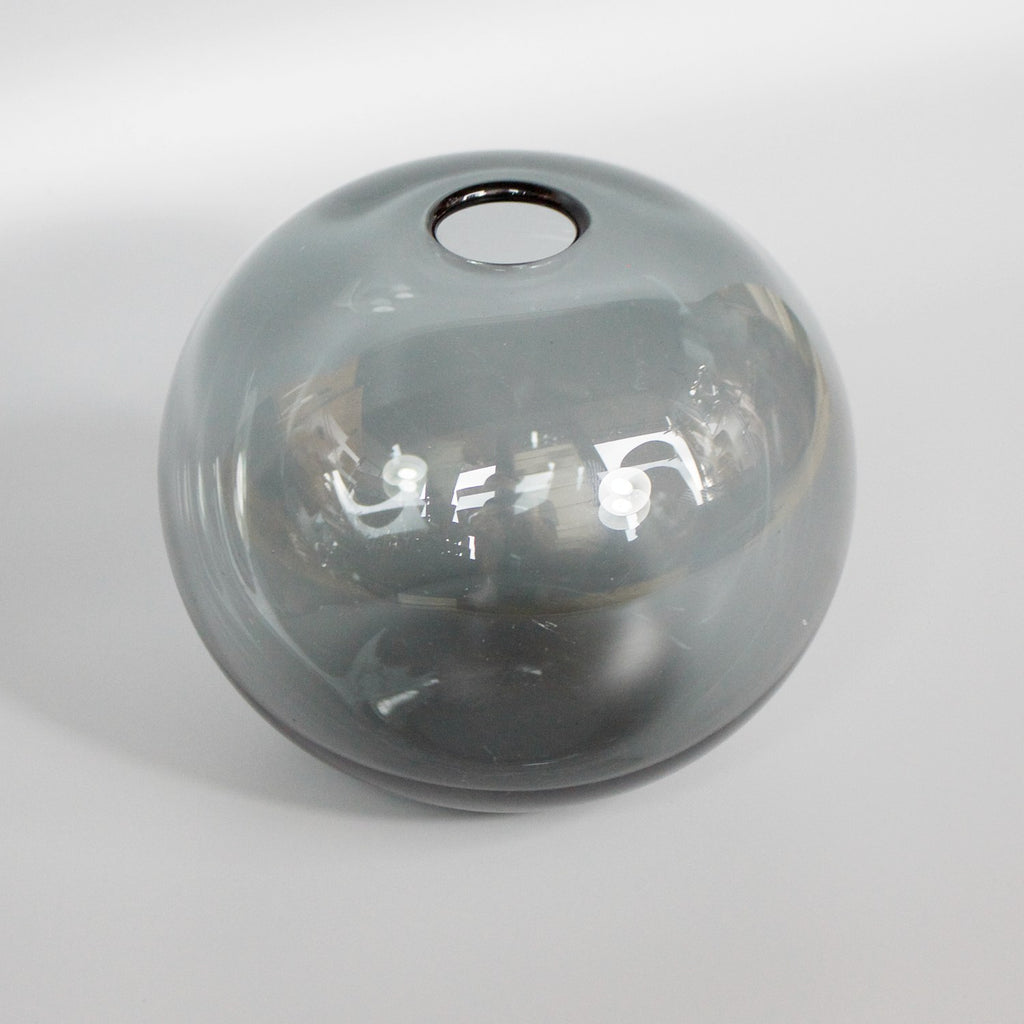 Smoked Pin Blown Vase