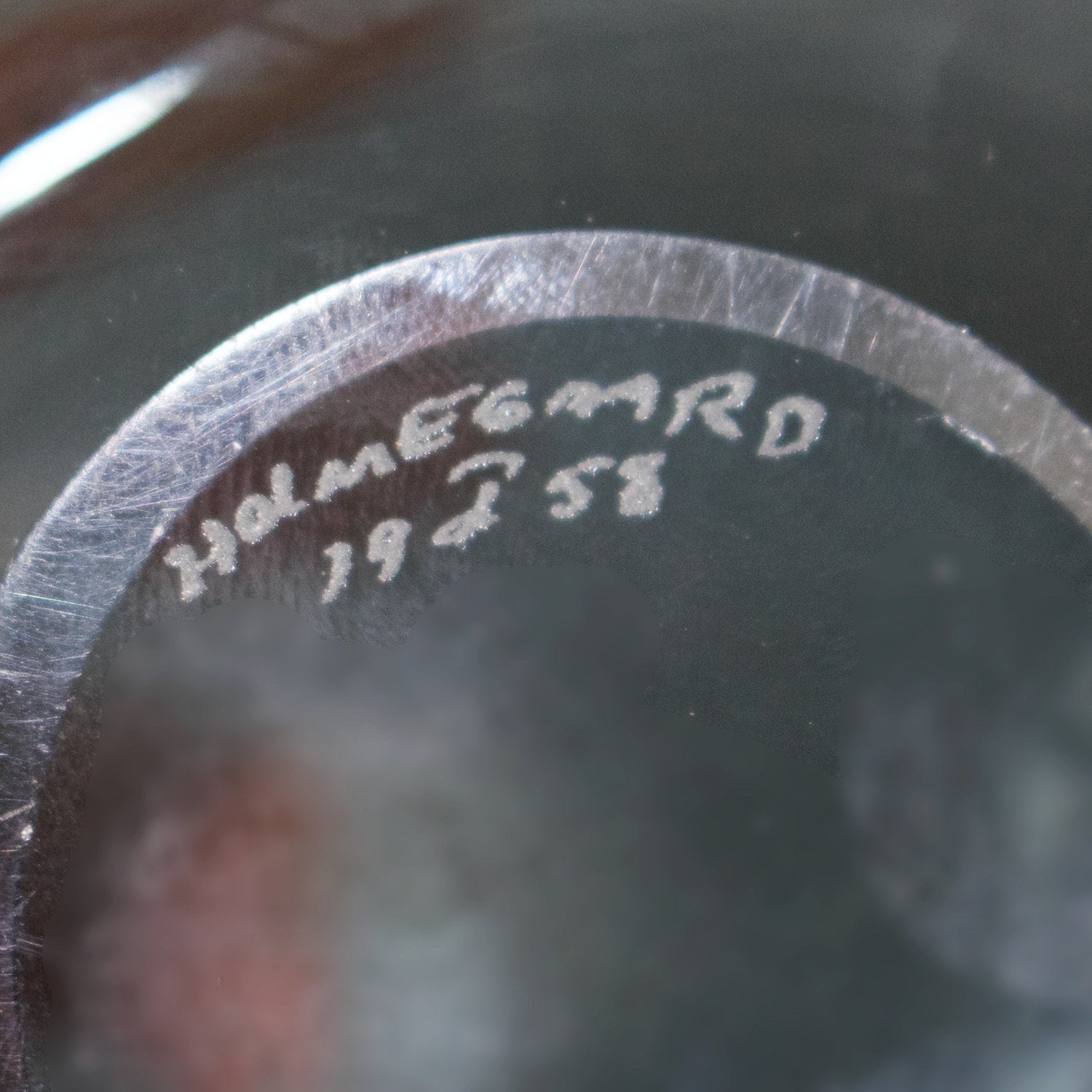 Smoked Pin Blown Vase