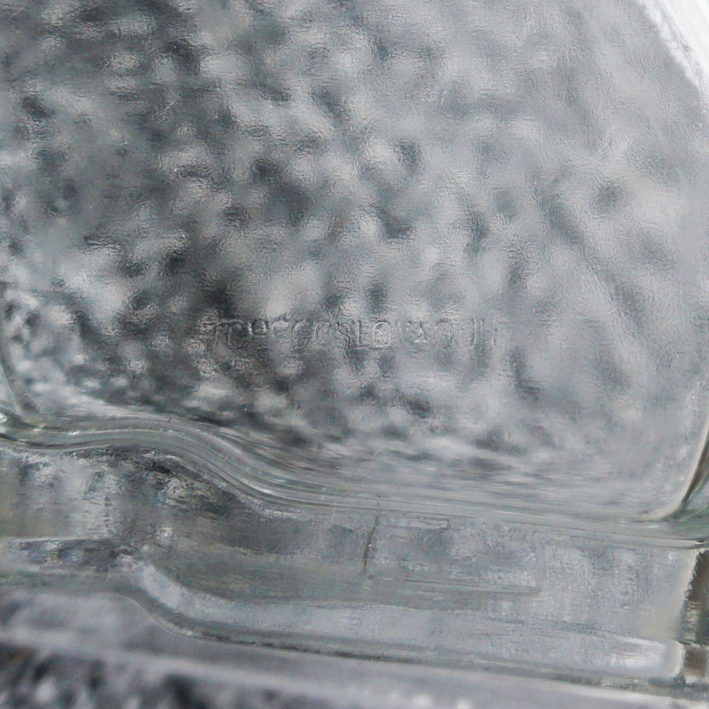 1930's Art Deco Polar Bear Frosted and Clear Glass Ashtray Vintage Ashtray - Jeroen Markies Art Deco