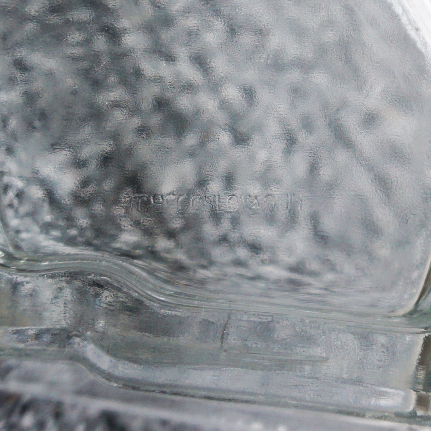 1930's Art Deco Polar Bear Frosted and Clear Glass Ashtray Vintage Ashtray - Jeroen Markies Art Deco