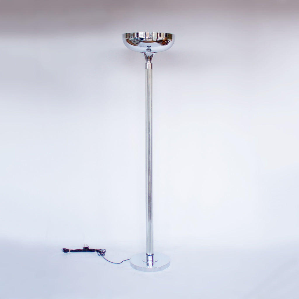 Art Deco Chromed Metal Uplighter Floor Lamp Jeroen Markies Art Deco