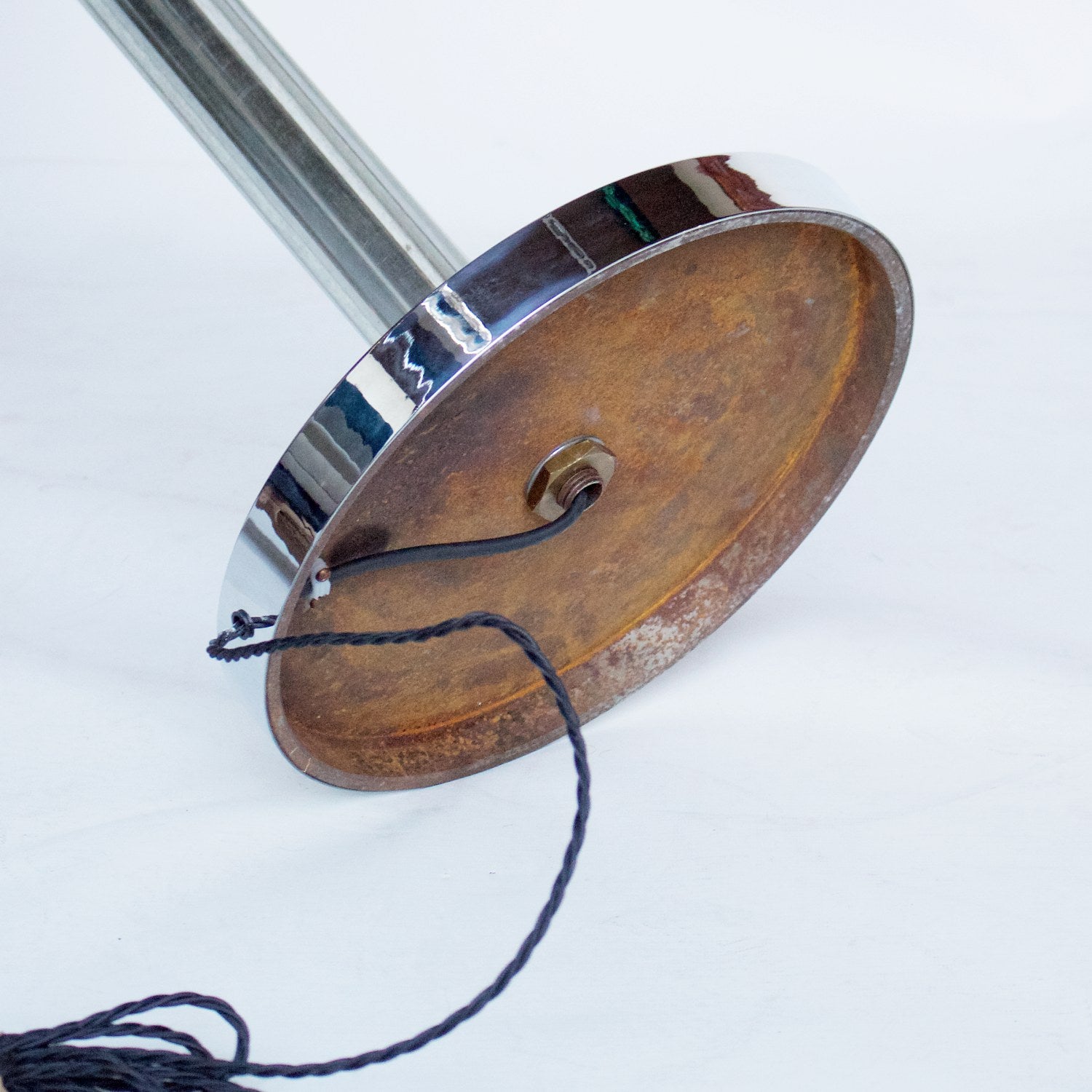 Art Deco Chromed Metal Uplighter Floor Lamp Jeroen Markies Art Deco