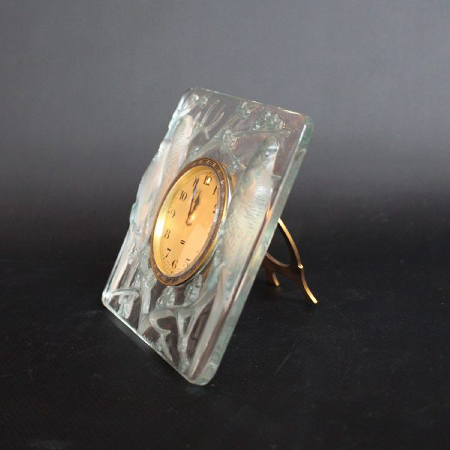 René lalique Inséparables Clock