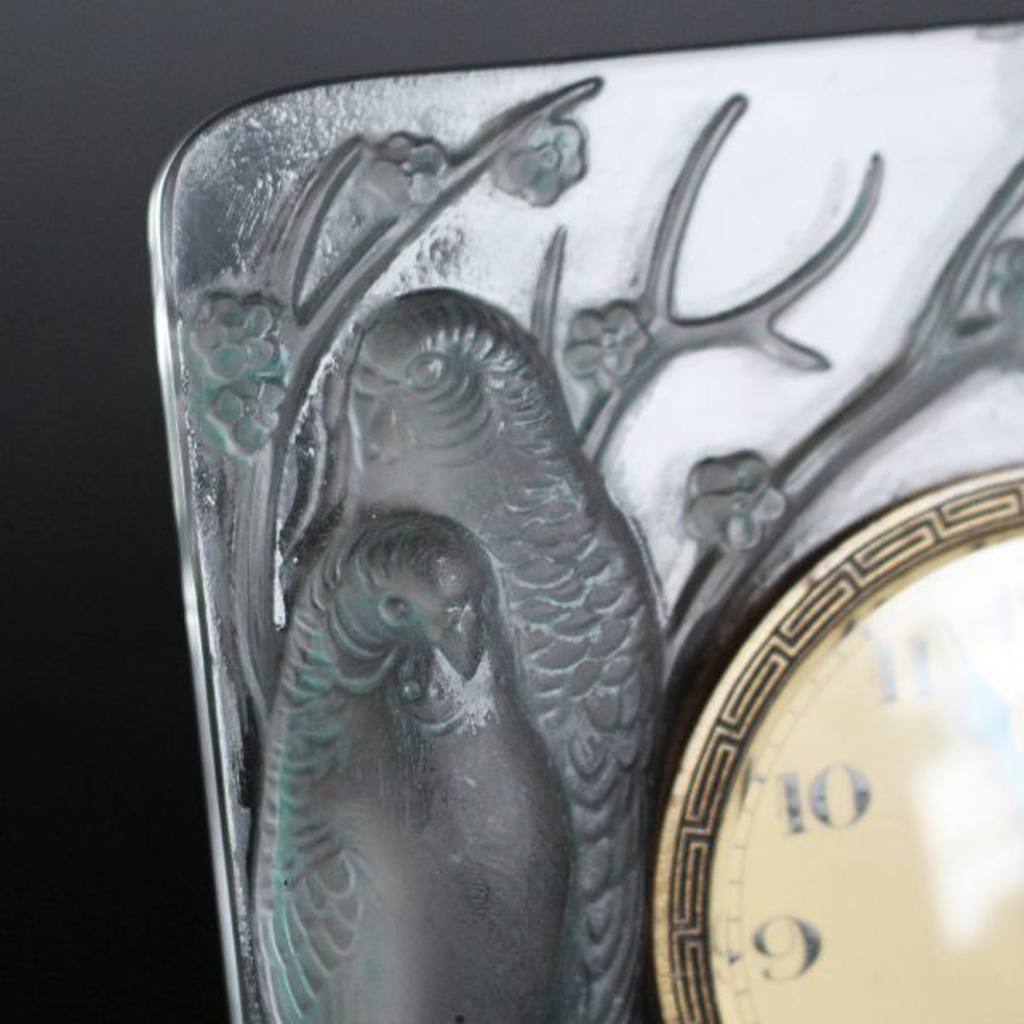 René lalique Inséparables Clock