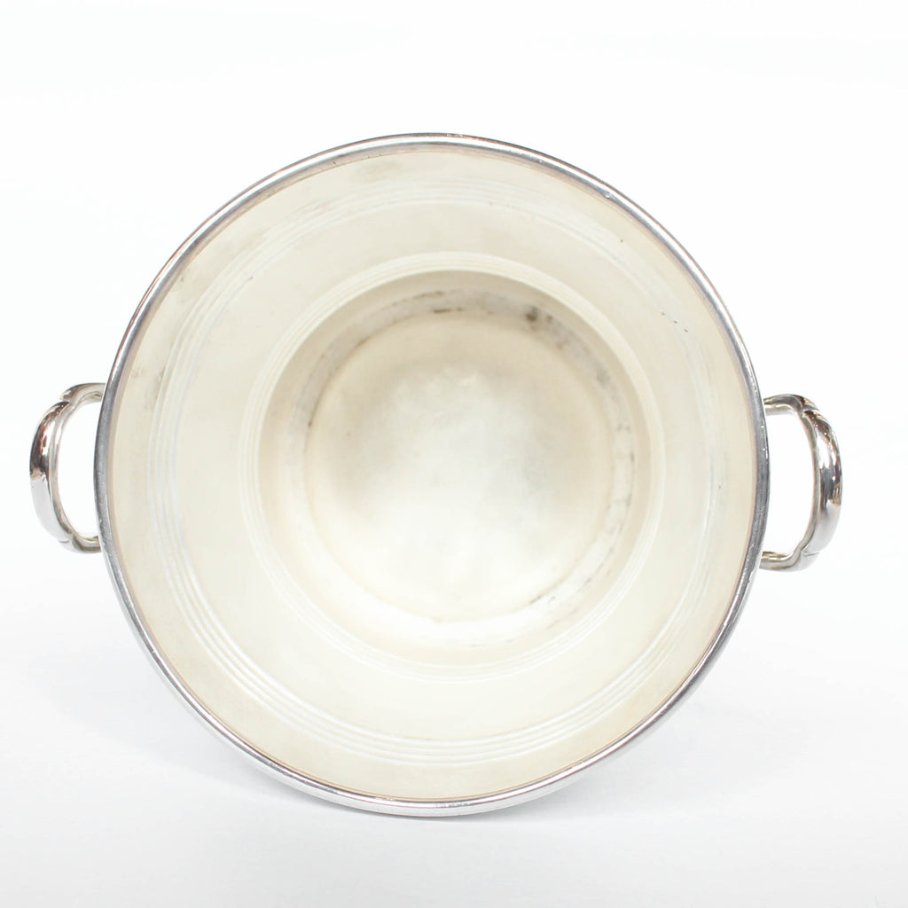 Silver plated champagne bowl of recent manufacture with raised detail to side. Stamped to base at Jeroen Markies.