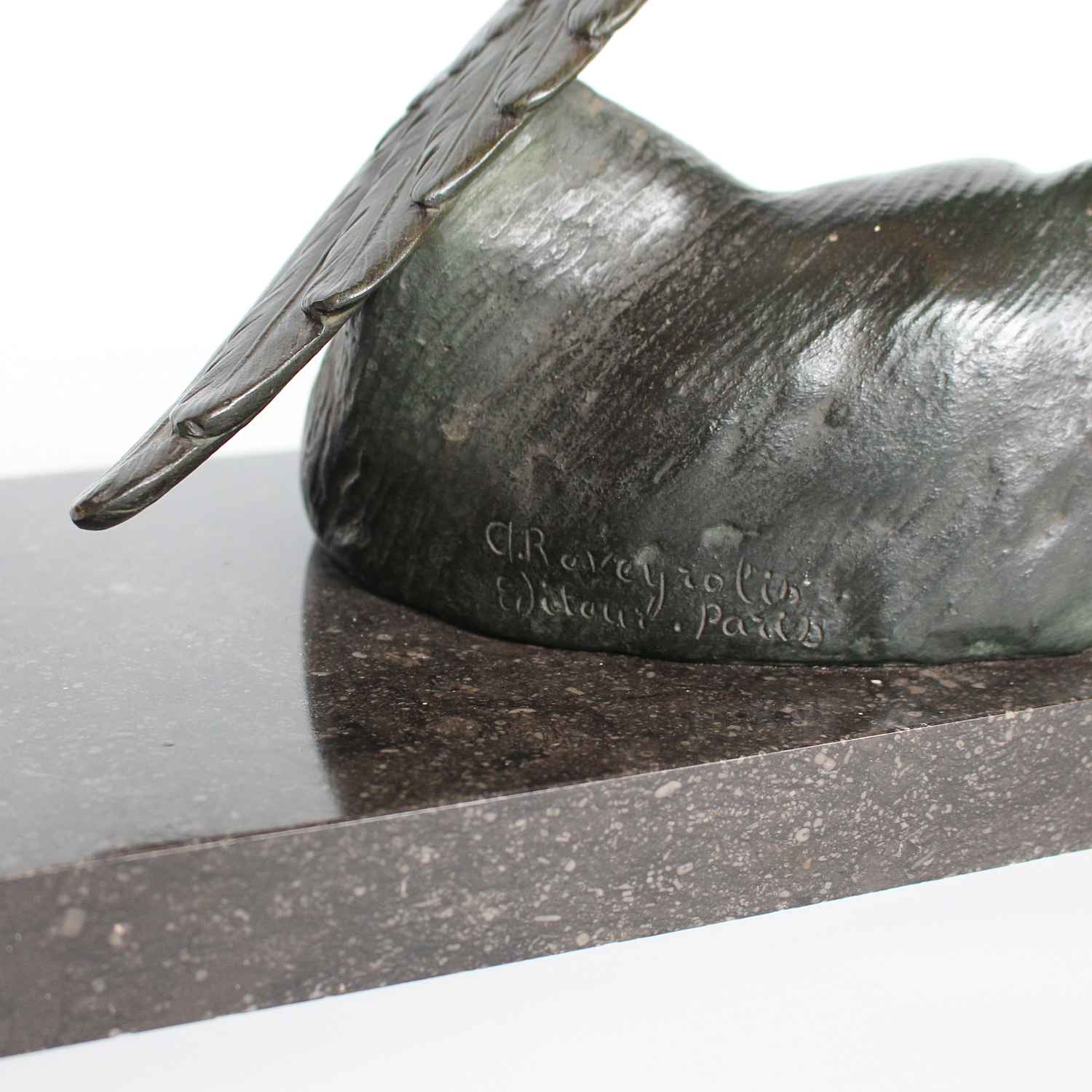 Rochard Art Deco seagulls sculpture