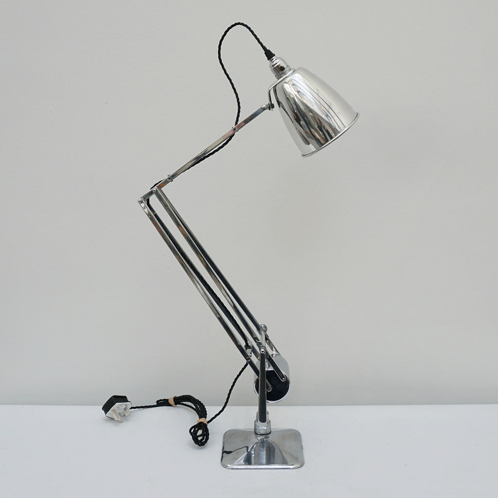 Counterpoise Desk Lamp by Hadrill & Horstmann Roller Lamp Chromed Polished Metal - Jeroen Markies Art Deco Lighting 