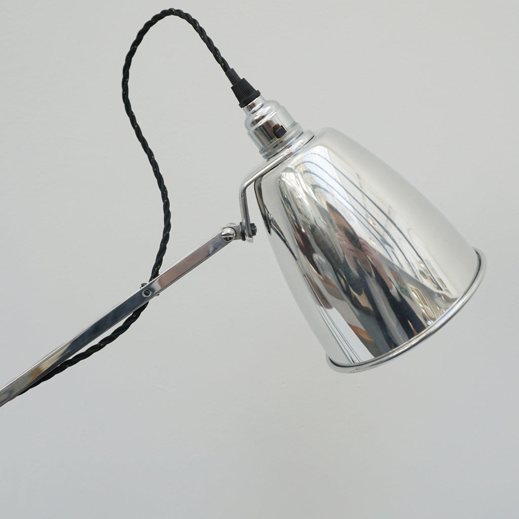 Counterpoise Desk Lamp by Hadrill & Horstmann Roller Lamp Chromed Polished Metal - Jeroen Markies Art Deco Lighting 