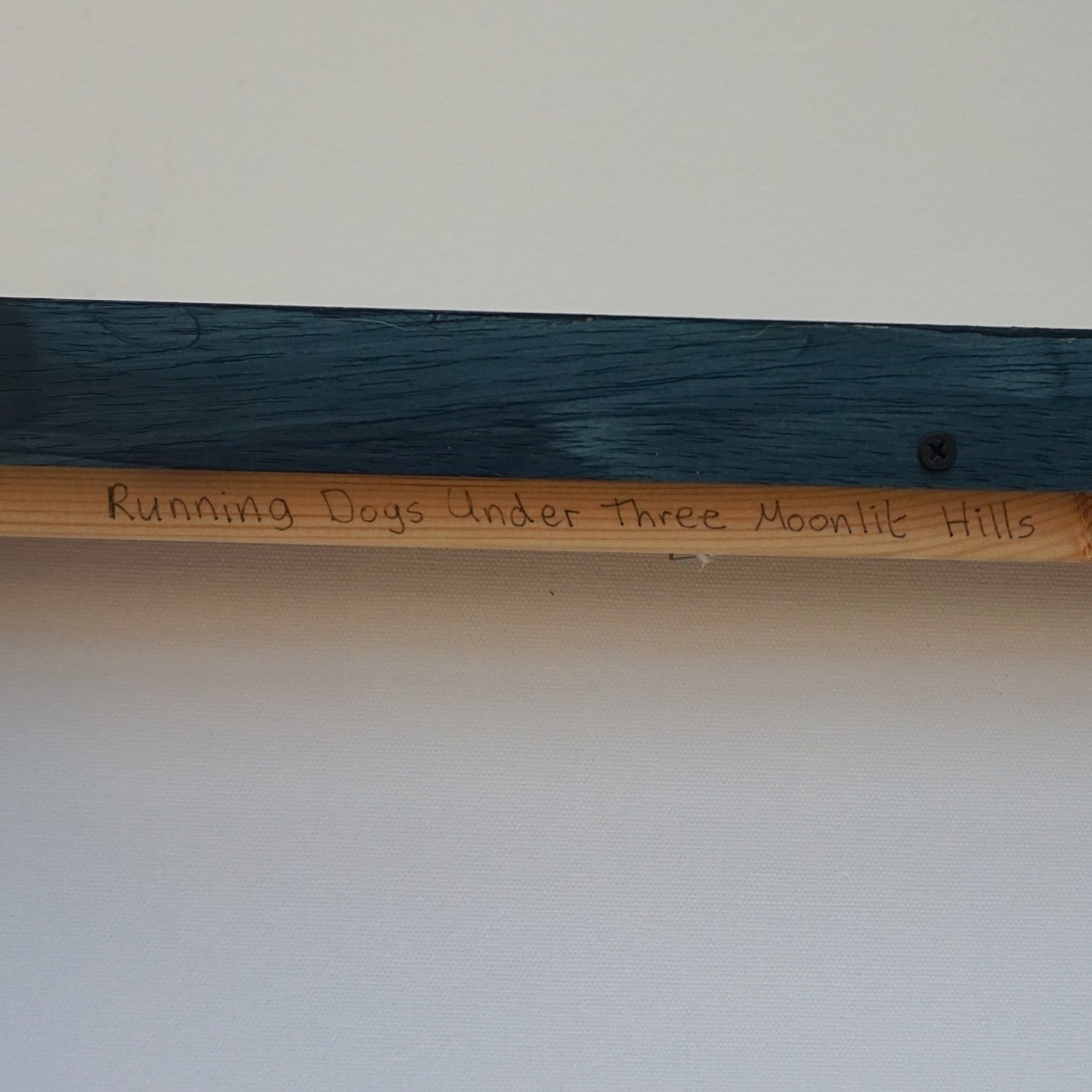 Contemporary Painting of Running Dogs Oil on Canvas Art Deco Style Painting - Jeroen Markies Art Deco