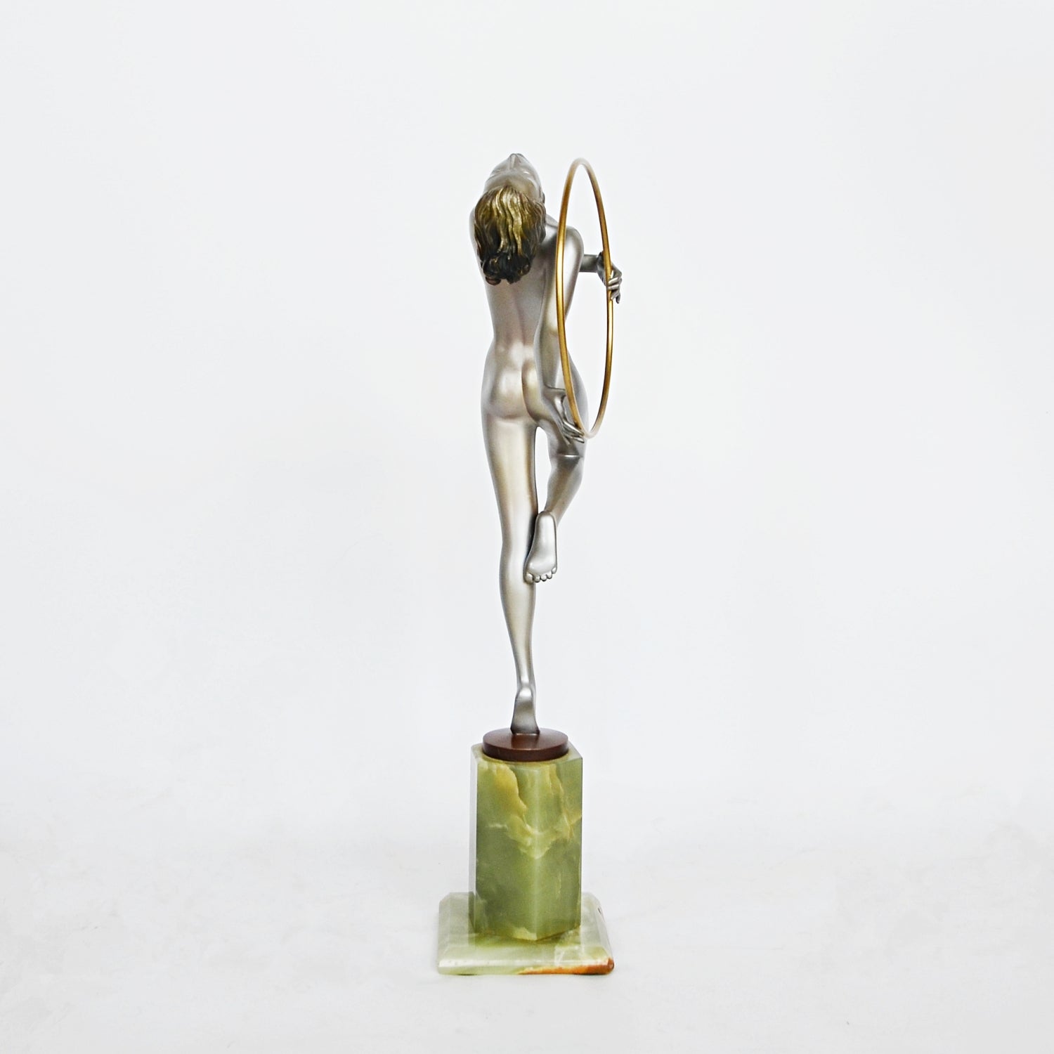 Hoop Dancer - Josef Lorenzl - Art deco bronze sculpture - Jeroen Markies Art Deco