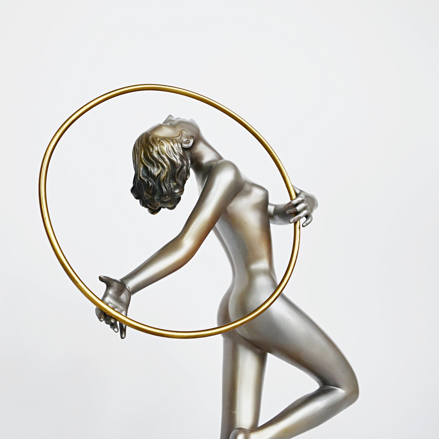 Hoop Dancer - Josef Lorenzl - Art deco bronze sculpture - Jeroen Markies Art Deco