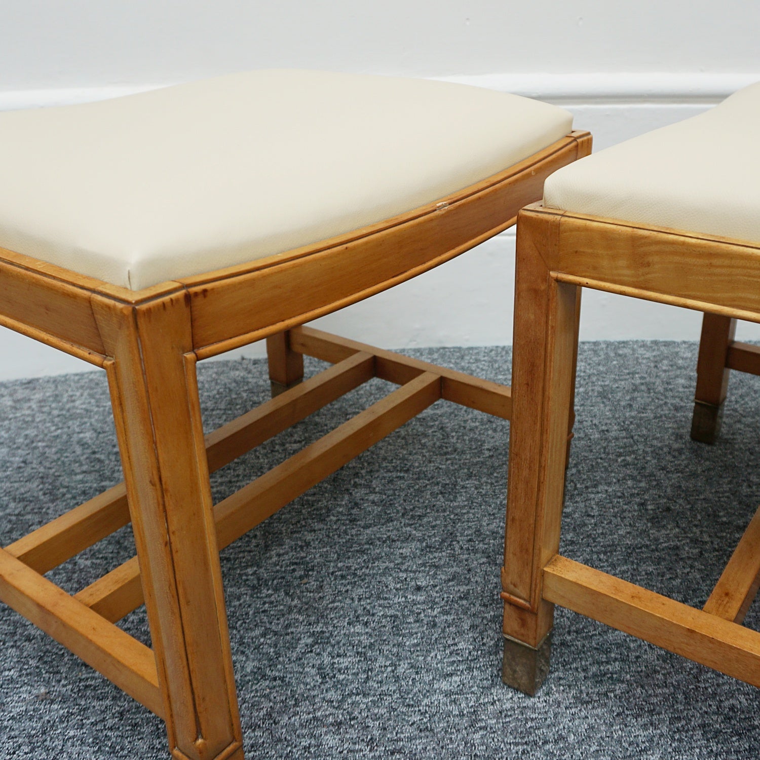 Pair of Vintage 1935 Art Deco Footstools - Jeroen Markies Art Deco