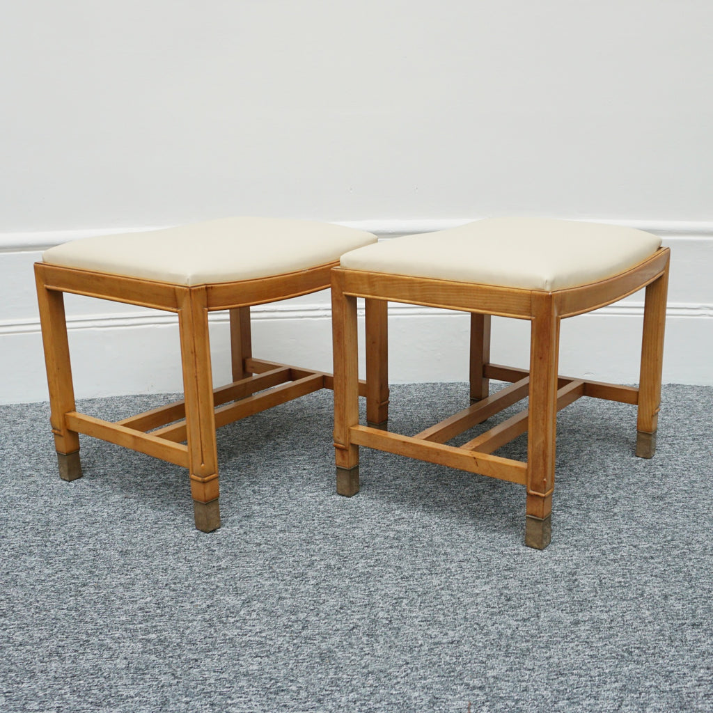 Pair of Vintage 1935 Art Deco Footstools - Jeroen Markies Art Deco