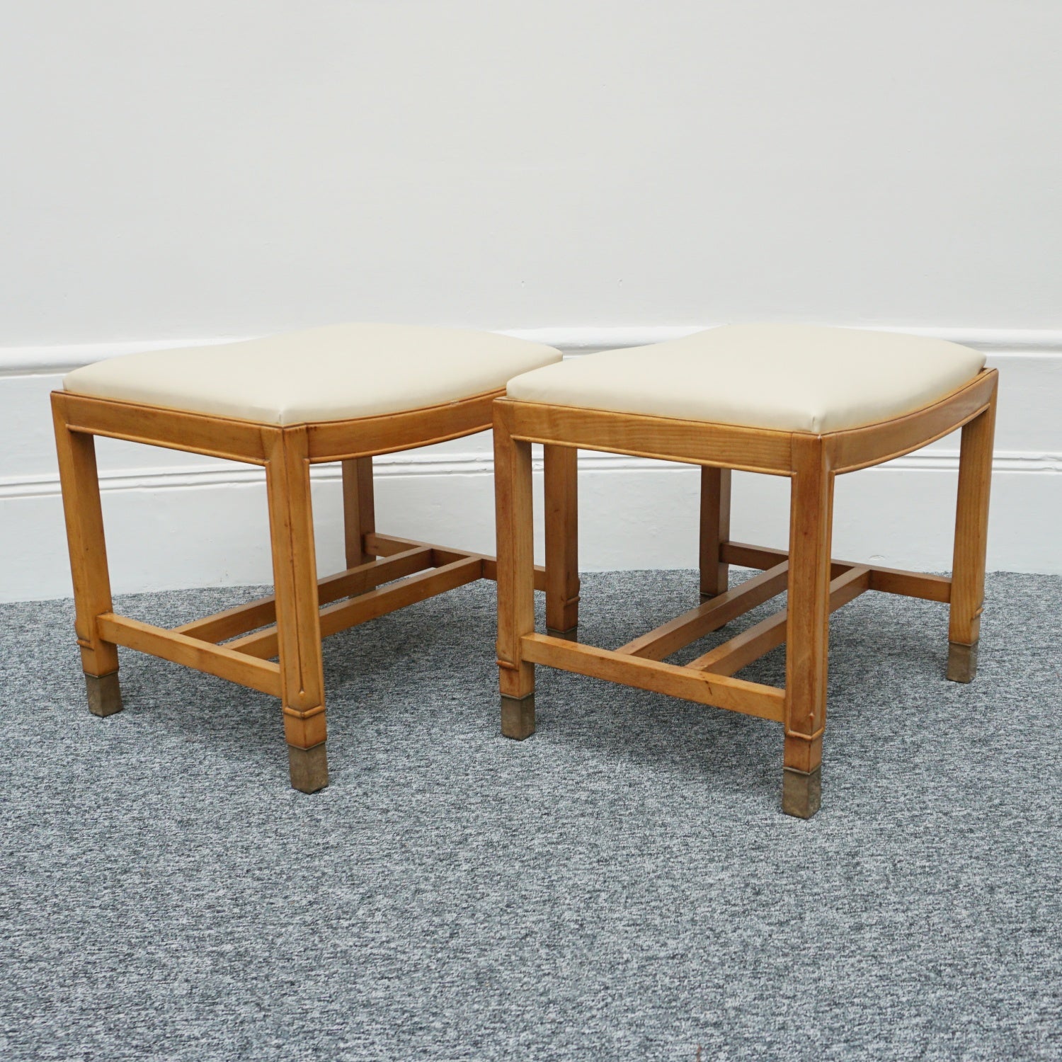Pair of Vintage 1935 Art Deco Footstools - Jeroen Markies Art Deco