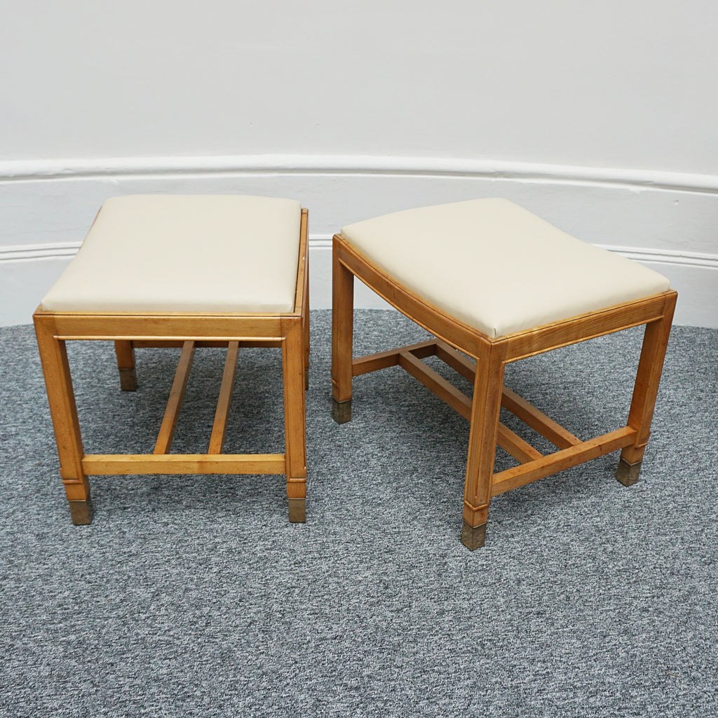 Pair of Vintage 1935 Art Deco Footstools - Jeroen Markies Art Deco