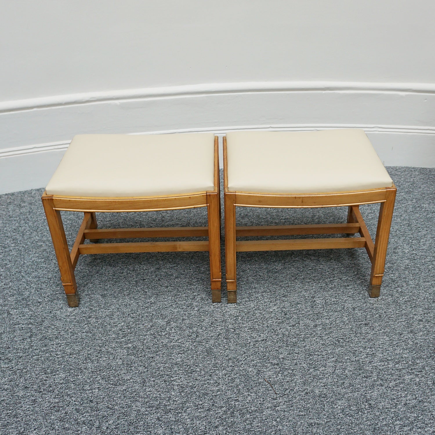 Pair of Vintage 1935 Art Deco Footstools - Jeroen Markies Art Deco