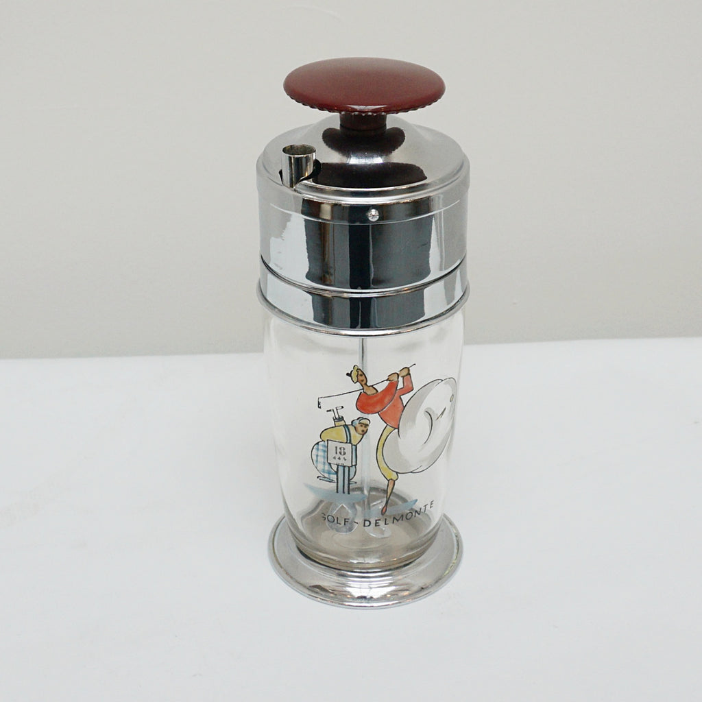 'Golf Delmonte' Vintage Mid-Century Cocktail Shaker - Jeroen Markies Art Deco