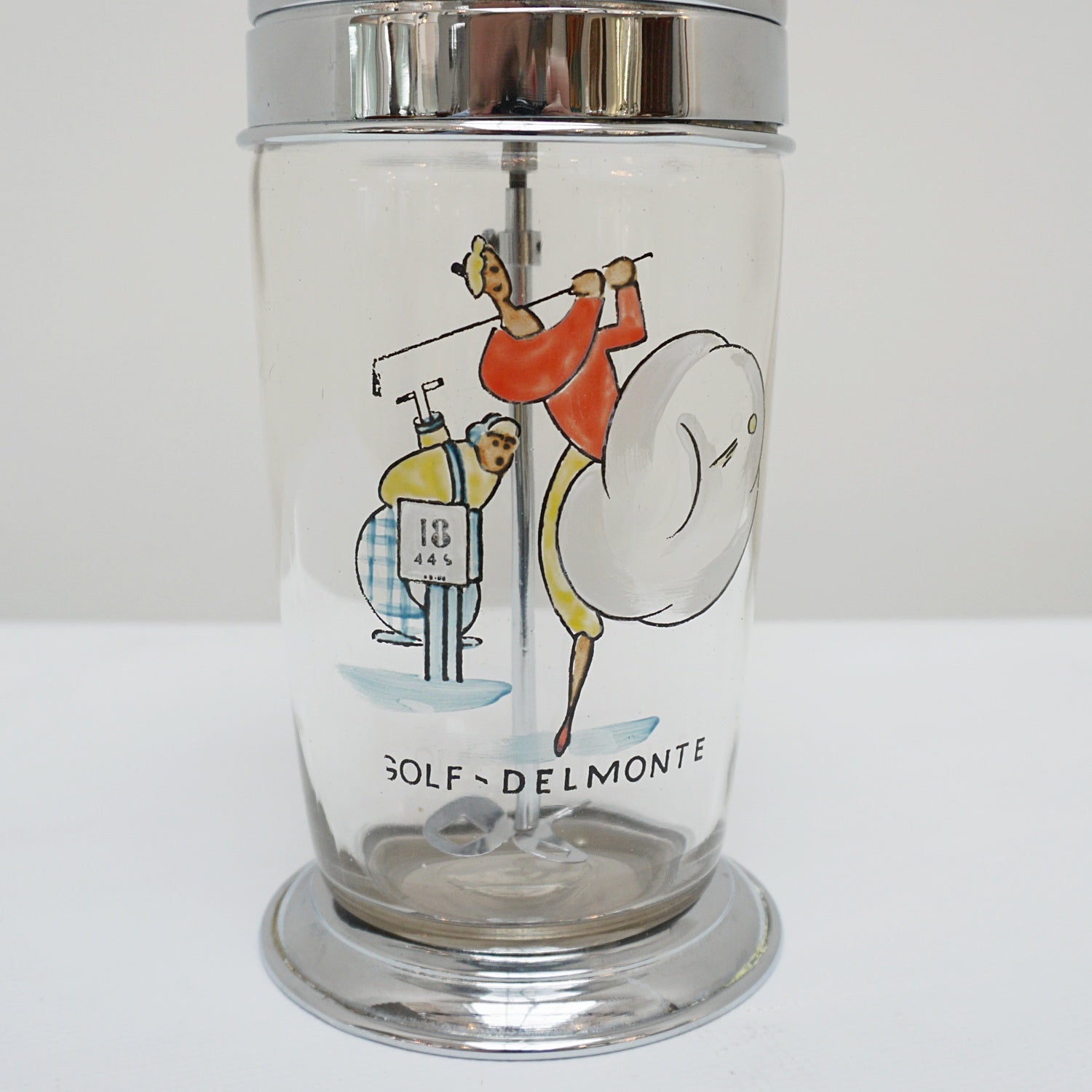 'Golf Delmonte' Vintage Mid-Century Cocktail Shaker - Jeroen Markies Art Deco