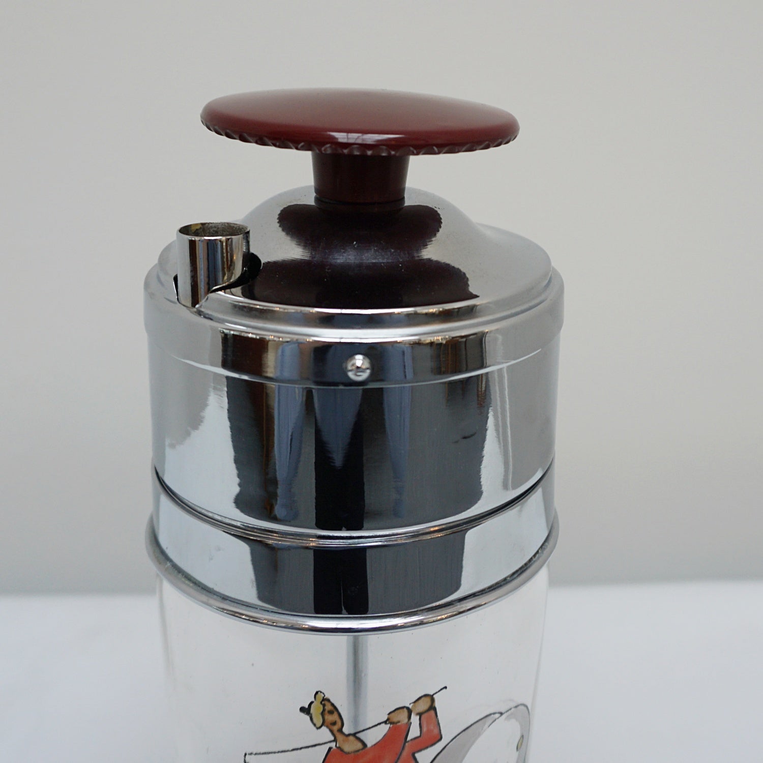 'Golf Delmonte' Vintage Mid-Century Cocktail Shaker - Jeroen Markies Art Deco