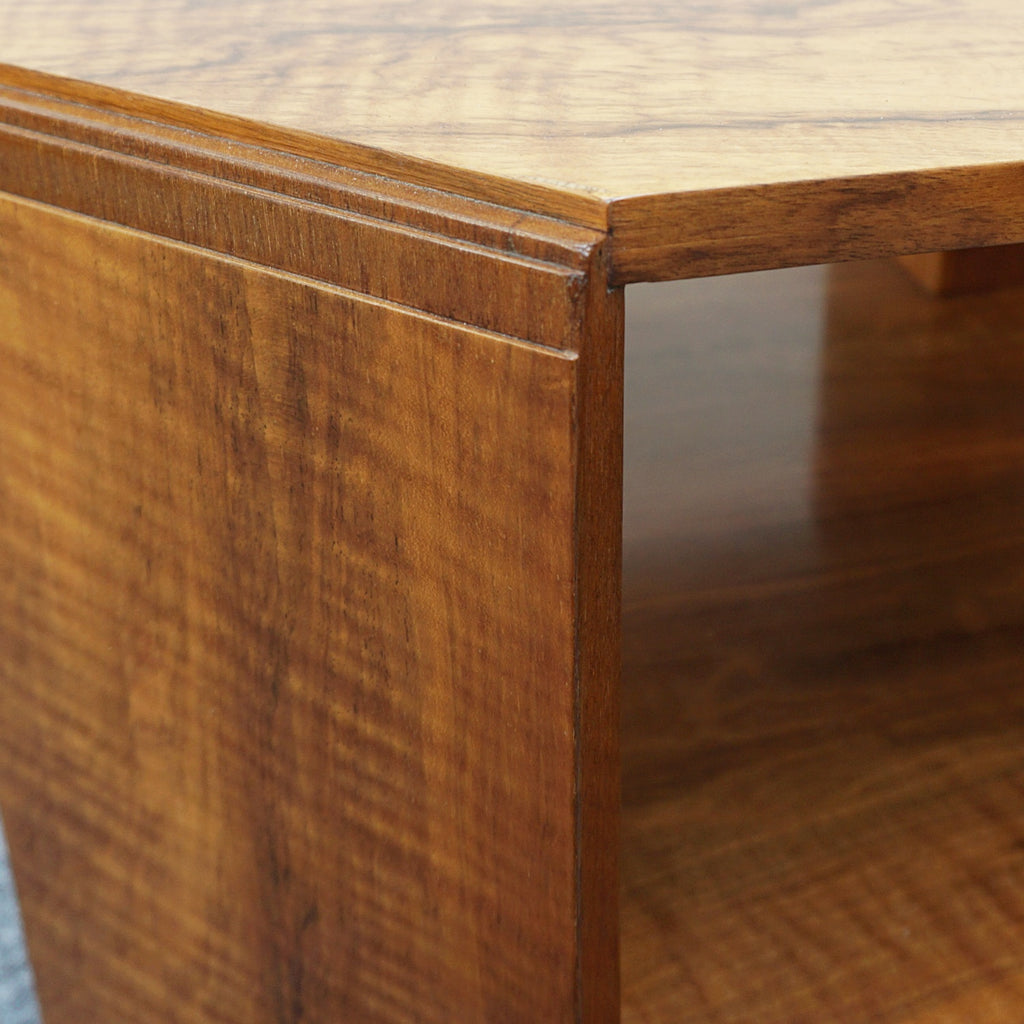 Vintage Original Art Deco Burr Walnut Library Table - Jeroen Markies Art Deco