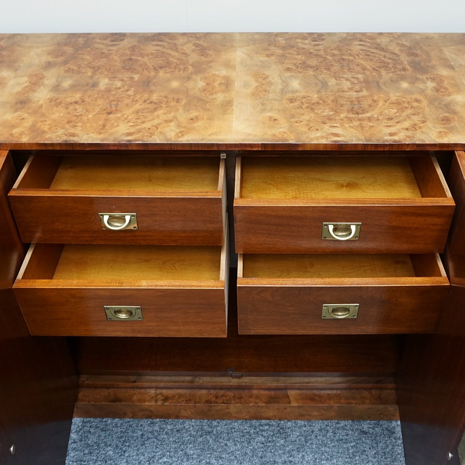 Art Deco Sideboard - Harry & Lou Epstein - Walnut -  Jeroen Markies Art Deco Furniture