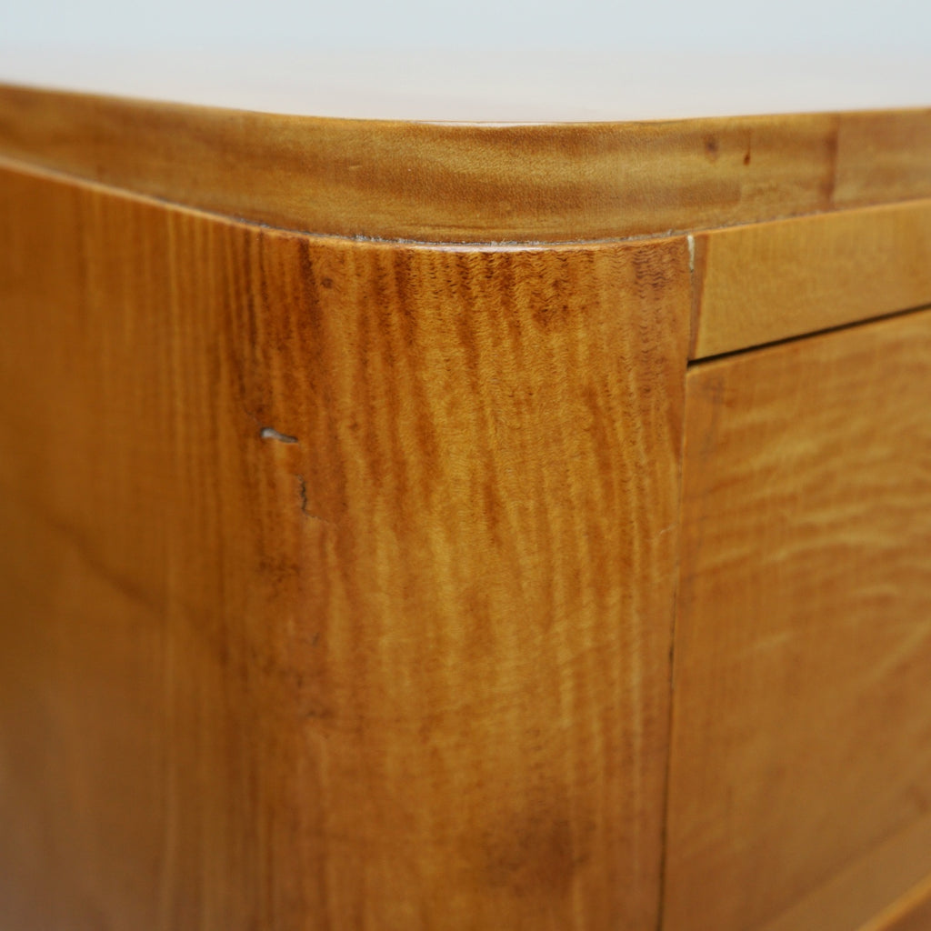 An Original Art Deco Satinbirch sideboard Circa 1935 - Jeroen Markies Art Deco