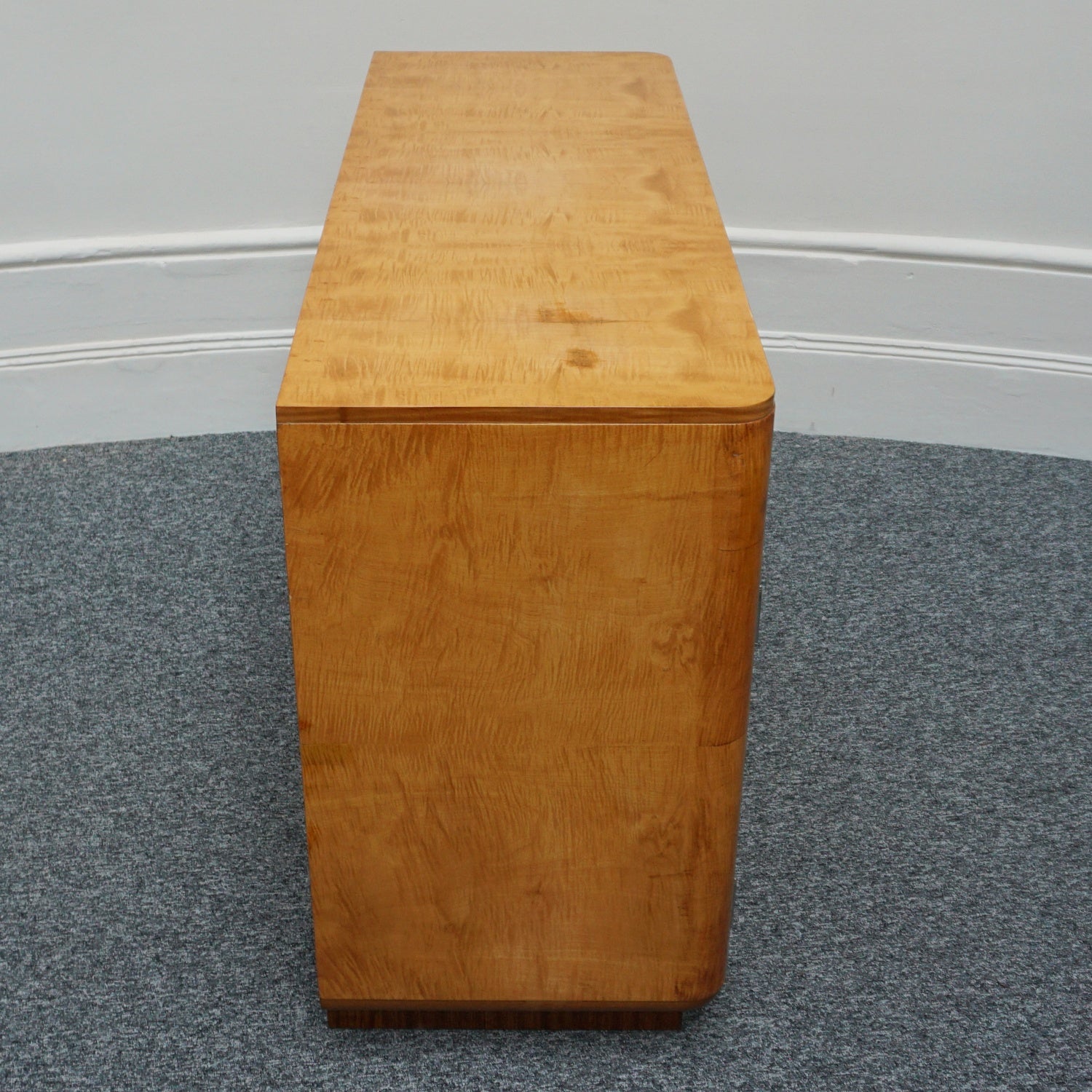 An Original Art Deco Satinbirch sideboard Circa 1935 - Jeroen Markies Art Deco