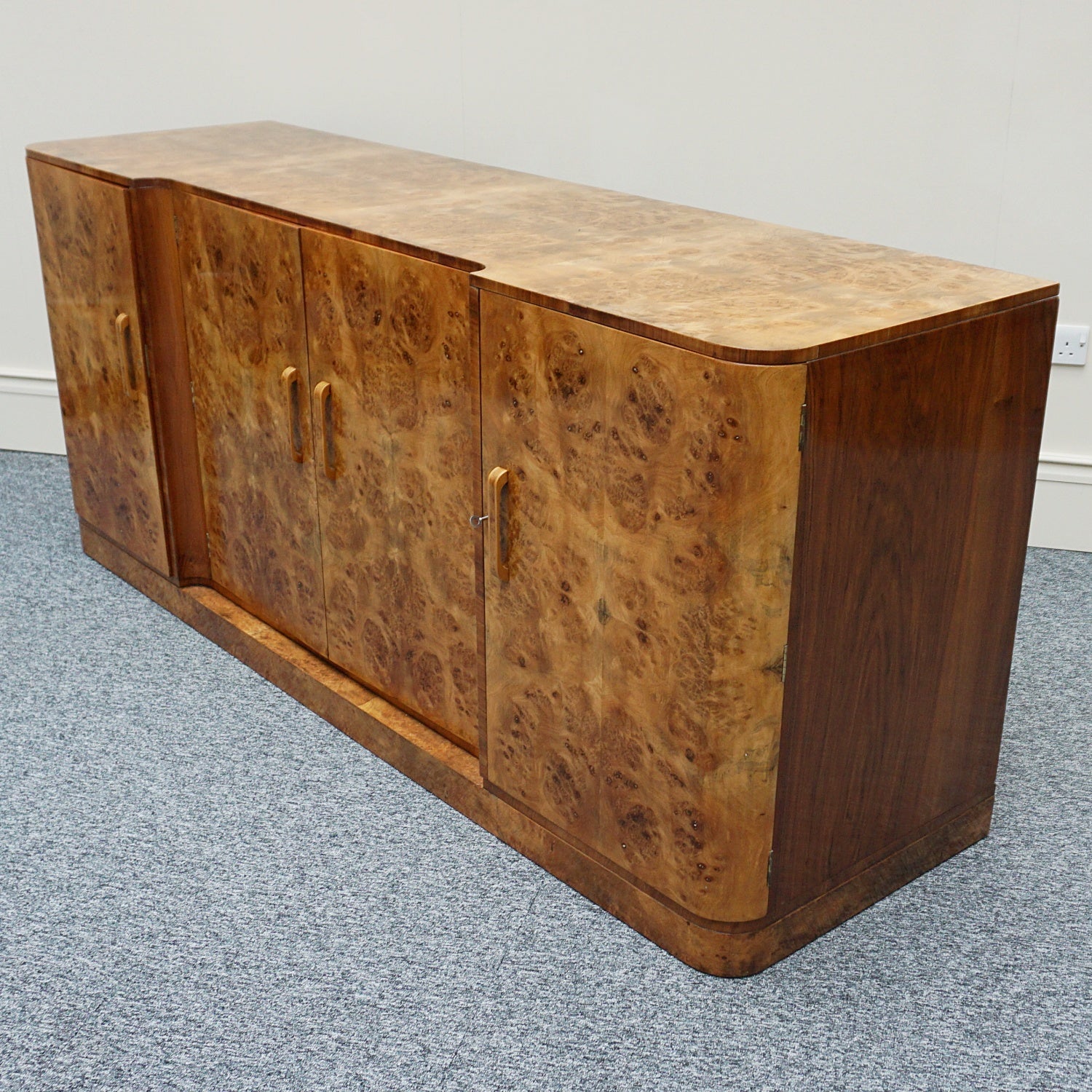Art Deco Sideboard - Harry & Lou Epstein - Walnut -  Jeroen Markies Art Deco Furniture