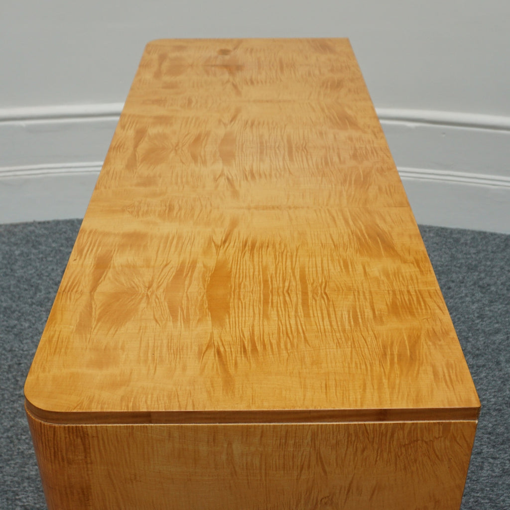 An Original Art Deco Satinbirch sideboard Circa 1935 - Jeroen Markies Art Deco