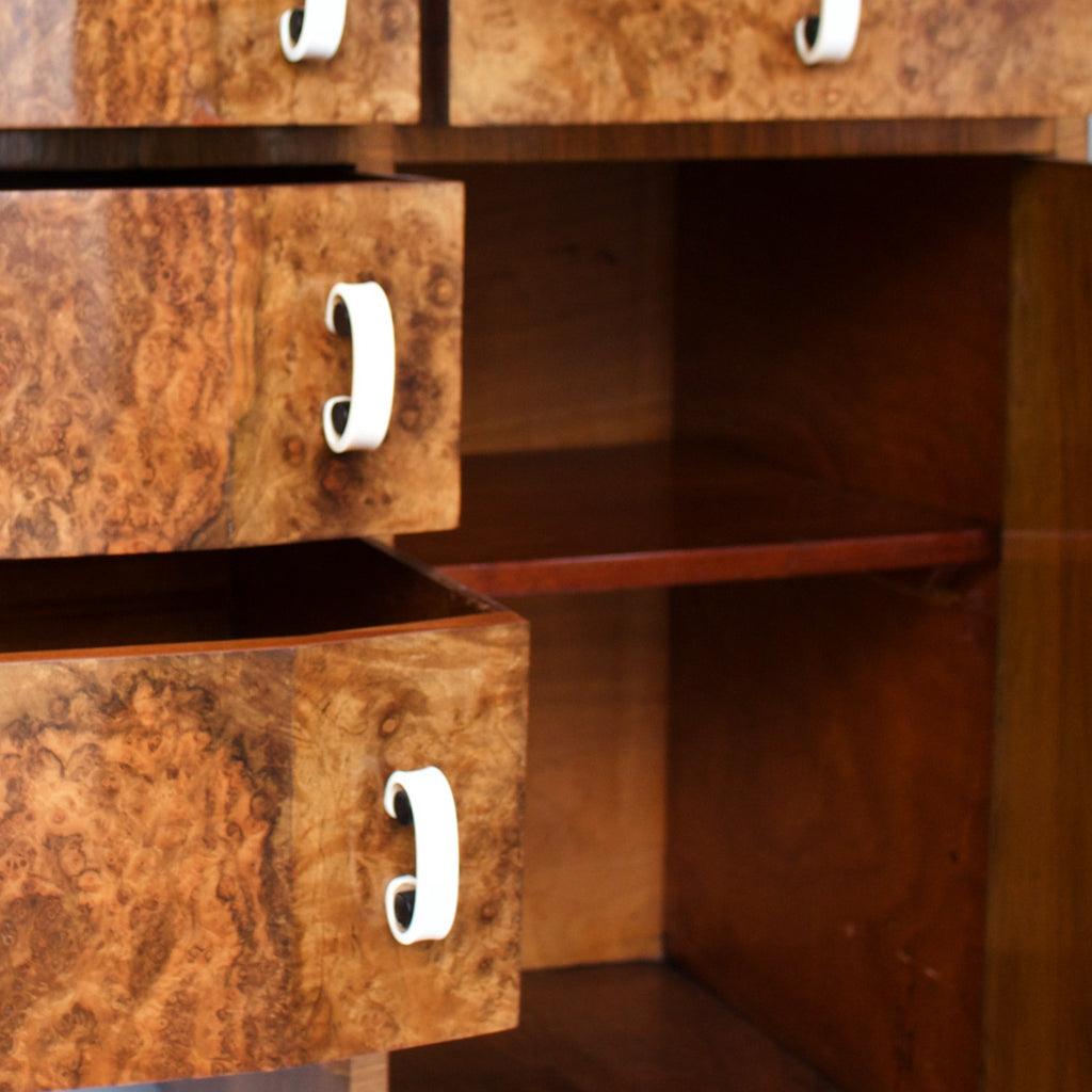 Art Deco Sideboard English, Circa 1930 