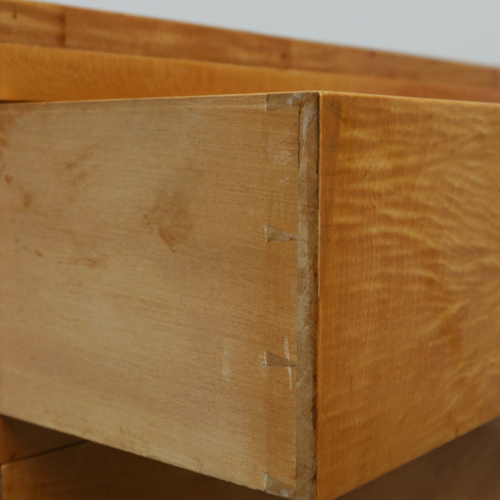 An Original Art Deco Satinbirch sideboard Circa 1935 - Jeroen Markies Art Deco